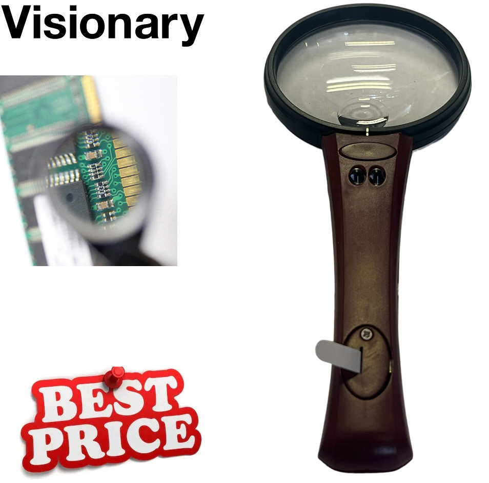 Visionary LED 3x75 / 8x19 Twin Magnifier